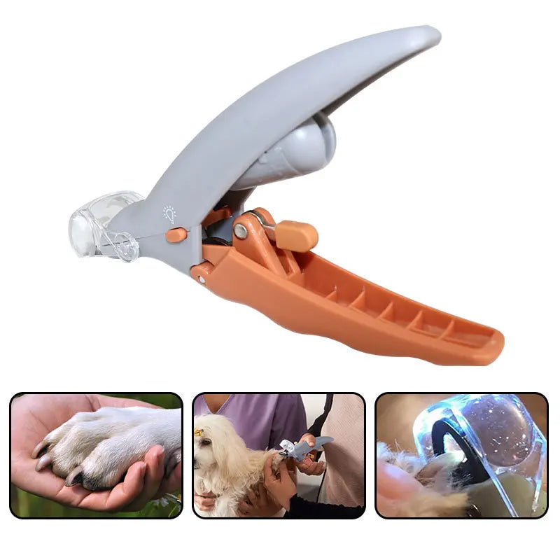 Professional Pet Nail Clipper With LED Light